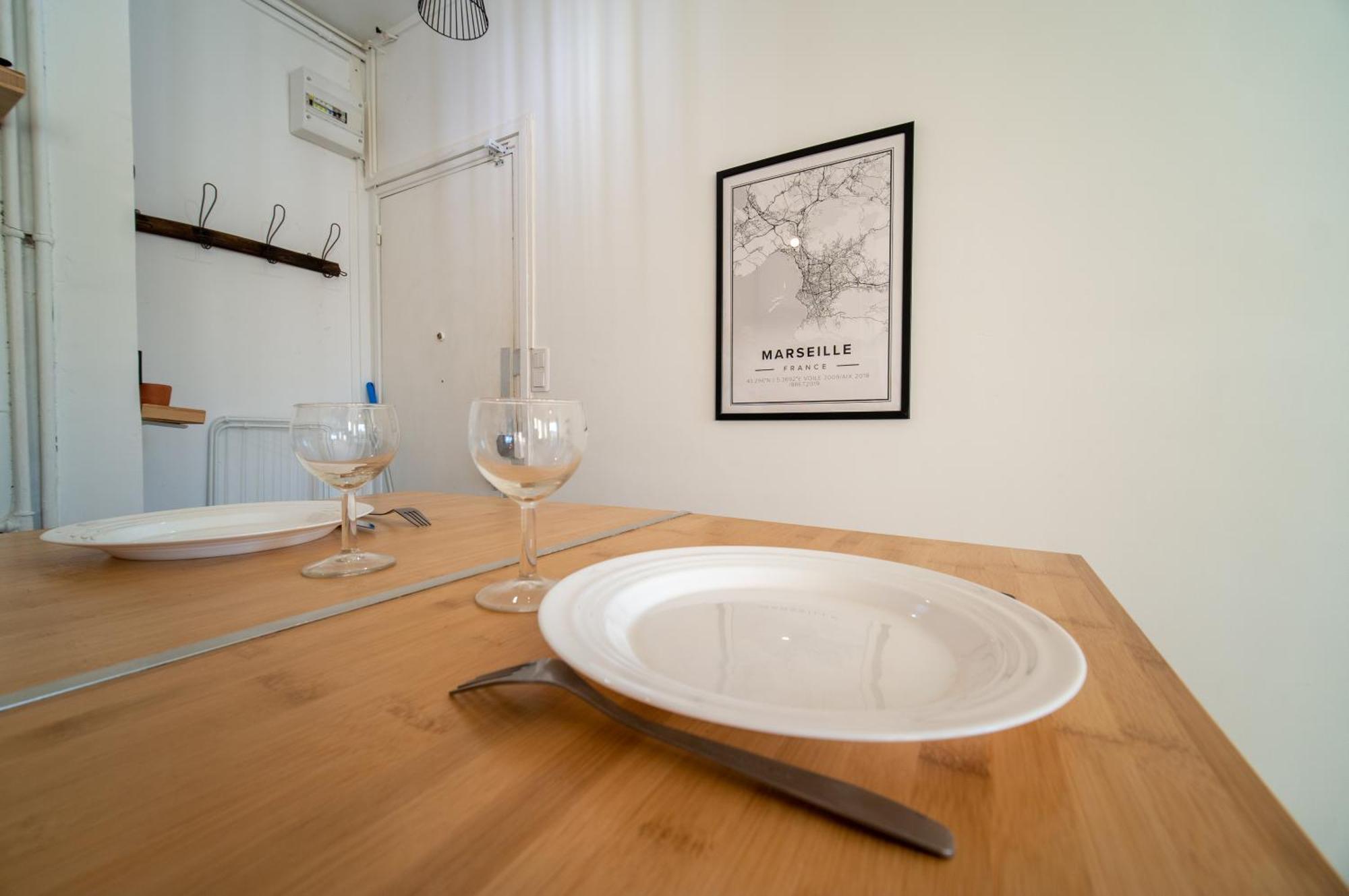 Appartement Tout Equipe Vieux Port 4 Couchages マルセイユ エクステリア 写真